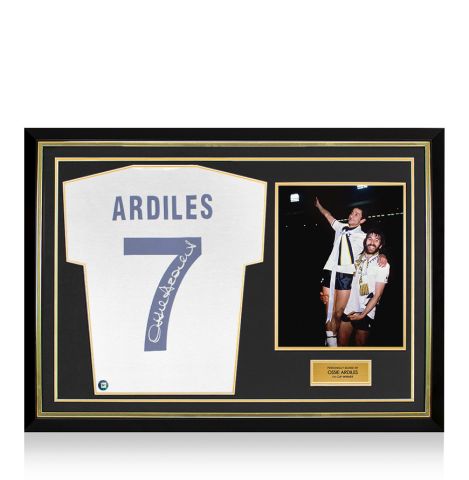 Ossie Ardiles Signed Tottenham Hotspur Shirt - 1978, Number 7 - Framed FA Cup Winner Edition