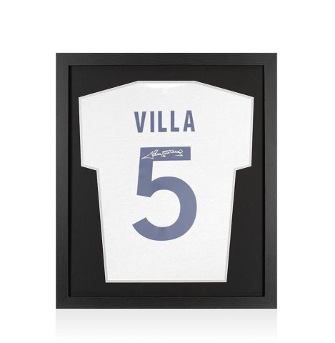Framed Ricky Villa Signed Tottenham Hotspur Shirt - 1981, Number 5 - Compact