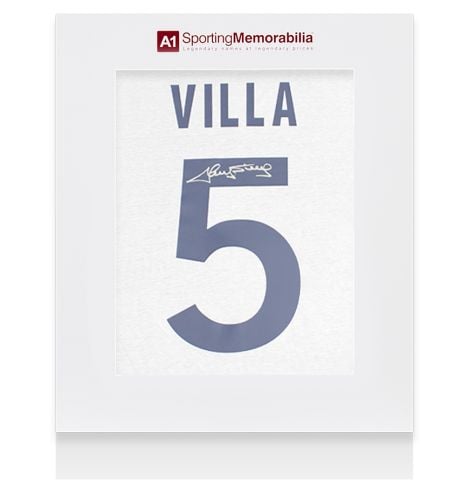 Ricky Villa Signed Tottenham Hotspur Shirt - 1981, Number 5 - Gift Box