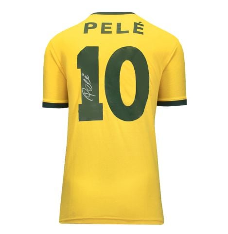 Pele Signed Brazil Shirt, Number 10