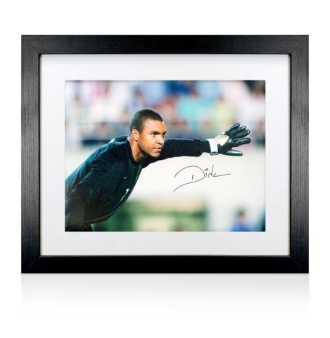 Framed Dida Signed Brazil Photo