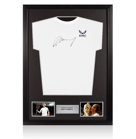 Framed Sir Andy Murray Signed Tennis Shirt: AMC