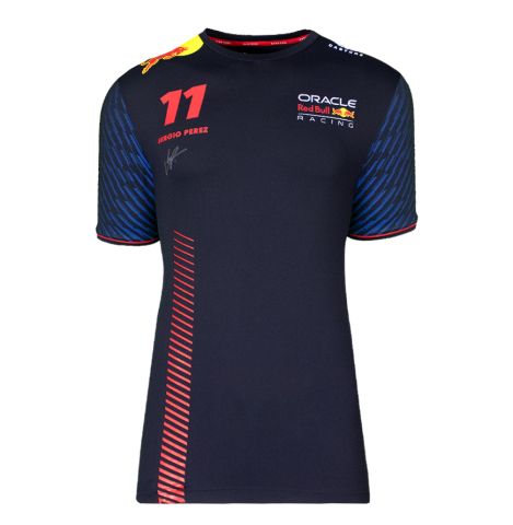 Sergio Perez Signed Red Bull Racing Shirt