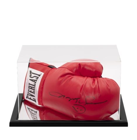 Sugar Ray Leonard Signed Boxing Glove - In Acrylic Display Case