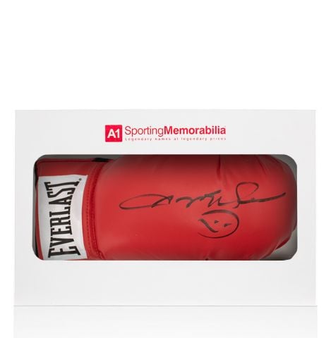 Sugar Ray Leonard Signed Boxing Glove - Gift Box