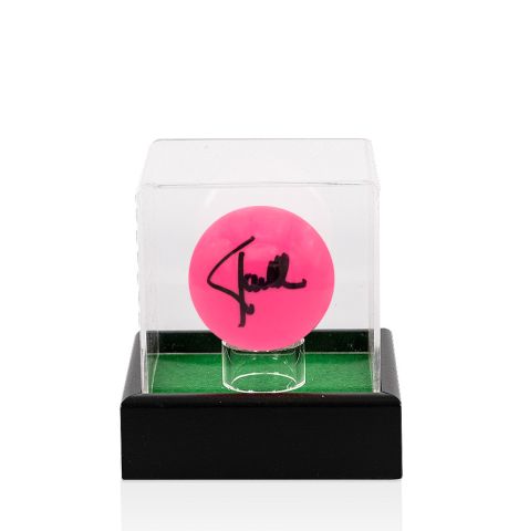 Ronnie O'Sullivan Signed Snooker Ball - Pink - In Acrylic Display Case