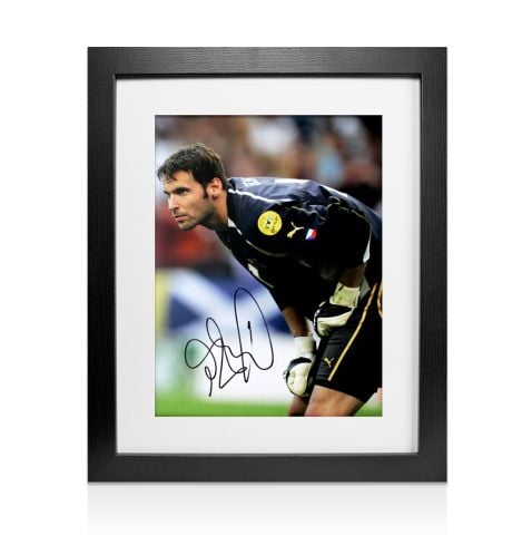 Framed Petr Cech Signed Czech Republic Photo: Euro 2004