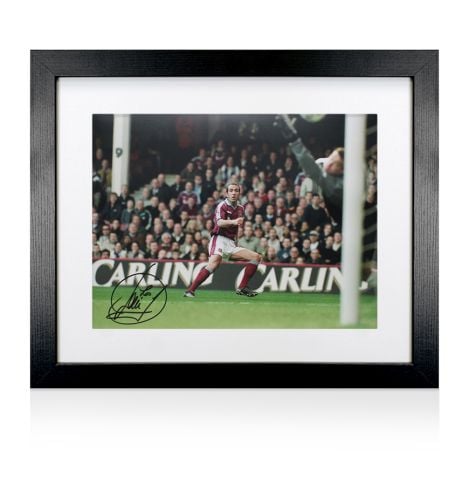 Framed Paolo Di Canio Signed West Ham Photo: Italian Magic