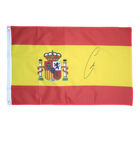 Carlos Alcaraz Signed Spain Flag