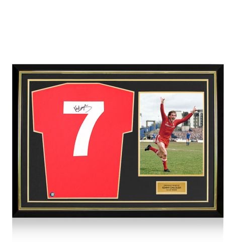 Kenny Dalglish Signed Liverpool Shirt: Home, 1978-79 - Framed FA Cup Winner Edition