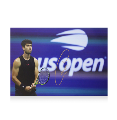 Carlos Alcaraz Signed Photo: US Open 2024 (11.75 X 8.25)