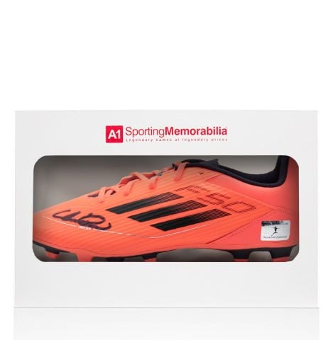 Henrik Larsson Signed Boot: Adidas - Gift Box
