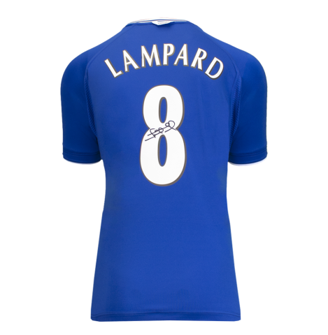 Frank Lampard Signed Chelsea Shirt: Home, 2000-01 - Gift Box