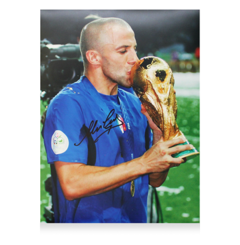 Alessandro Del Piero Signed Italy Photo - 2006 World Cup Winner
