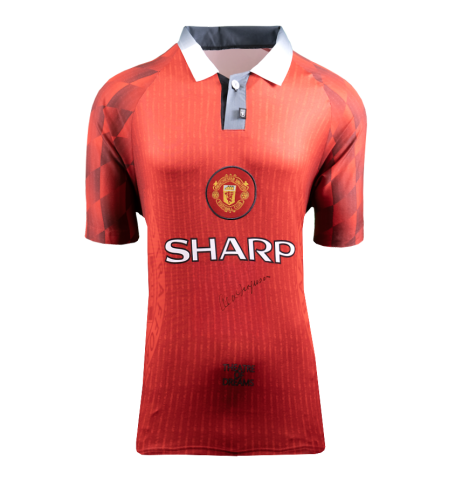 Alex Ferguson Signed Manchester United Shirt: Home, 1996-97 - Gift Box