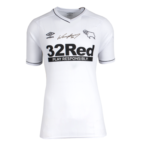 Derby County Rooney Shirt Derby County 2020-21 Home Shirt (L