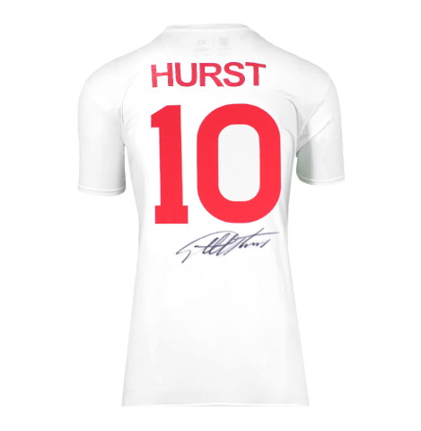 Geoff Hurst Signed England T-Shirt