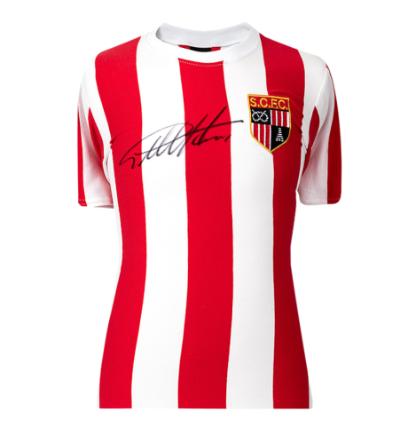 Geoff Hurst Signed Stoke City Shirt