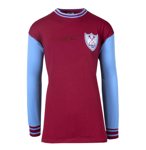 Geoff Hurst Signed West Ham United Shirt: , 1964-65
