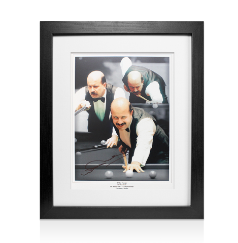 Framed Willie Thorne Signed Montage