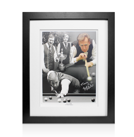 Framed Terry Griffiths Signed Montage