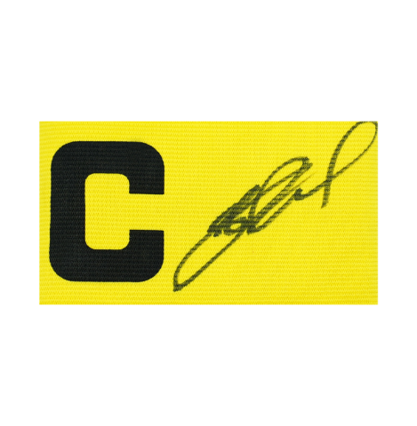 Steven Gerrard Signed Yellow Captain's Armband