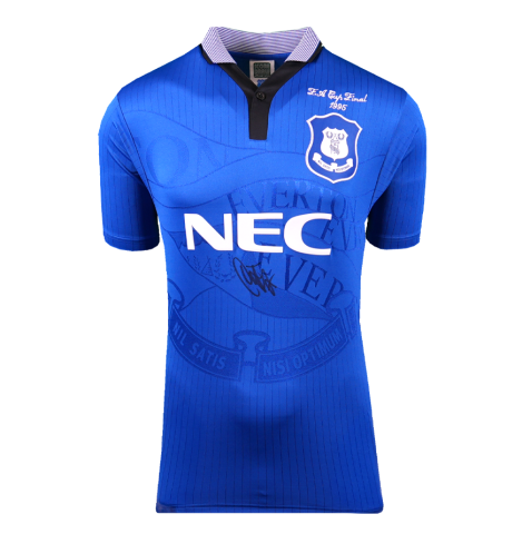 Duncan Ferguson Signed Everton Shirt: , 1995-96