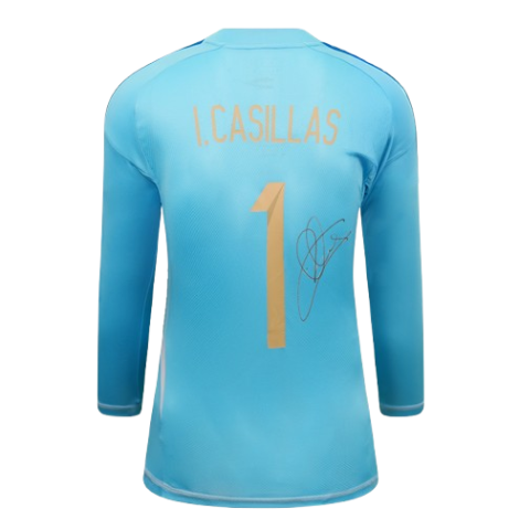 Iker Casillas Signed Spain Goalkeeper Shirt: Home, 2024-25 - Gift Box