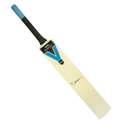 David Gower Signed Slazenger V500 Cricket Bat
