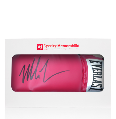 Mike Tyson Signed Boxing Glove: Everlast - Gift Box