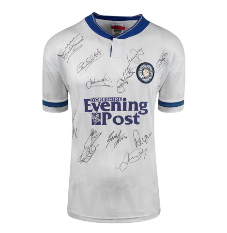 Multi-Signed Signed Leeds United Shirt: Home, 1991-92