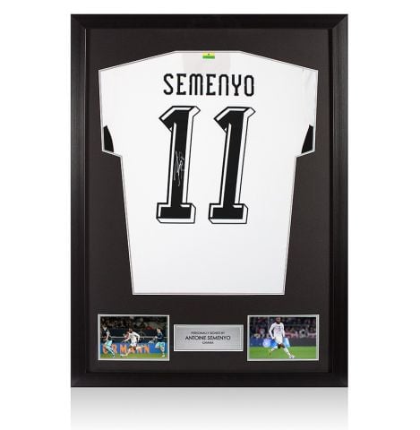 Framed Antoine Semenyo Signed Ghana Shirt: Home, 2025-26