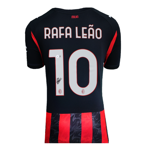 Rafael Leao Signed AC Milan Shirt: 2025-26 - Gift Box