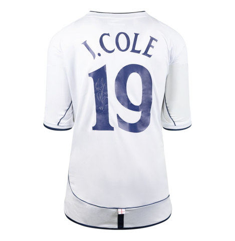 Joe Cole Signed England 2002 Home Shirt - Gift Box