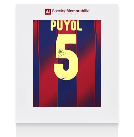 Carles Puyol Back Signed Barcelona 2025-26 Home Shirt - Gift Box