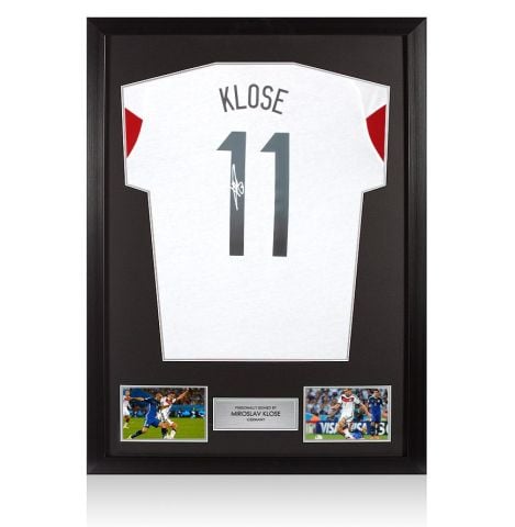 Framed Miroslav Klose Back Signed Germany 2026-27 Training Shirt