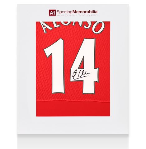 Xabi Alonso Back Signed Liverpool FC 2005 Home Shirt: Istanbul Edition - Gift Box