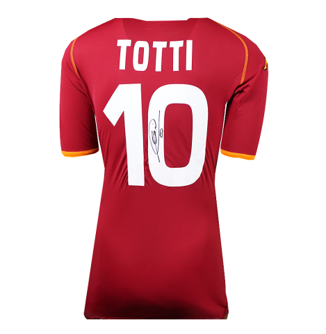 Francesco Totti Signed Roma 2008-09 Home Shirt - Gift Box