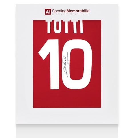 Francesco Totti Signed Roma 2008-09 Home Shirt - Gift Box