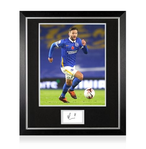 Framed Adam Lallana Autograph - Brighton
