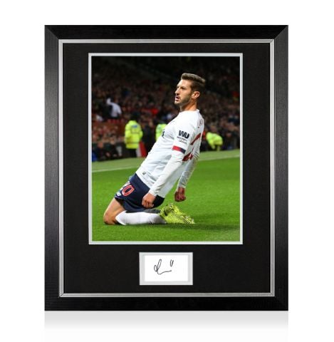Framed Adam Lallana Autograph - Liverpool
