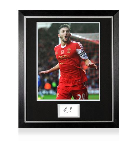 Framed Adam Lallana Autograph - Southampton