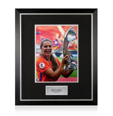 Premium Framed Lieke Martens Signed Holland Photo: UEFA Women’s EURO 2017 Winner
