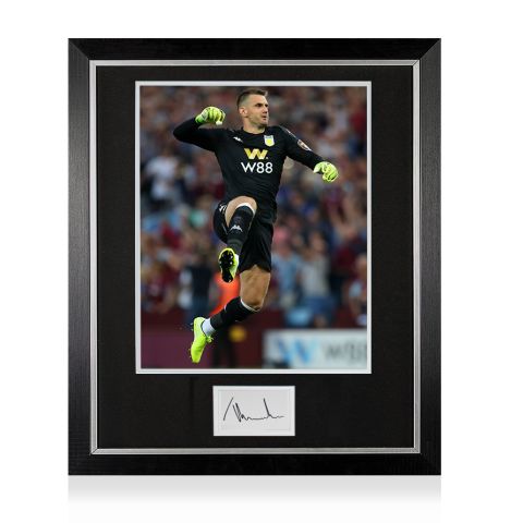 Framed Tom Heaton Autograph - Aston Villa