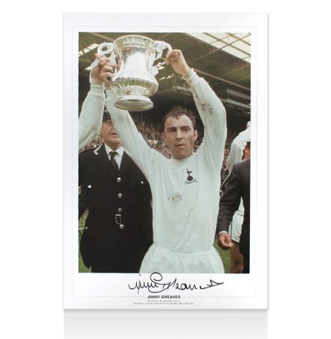 Jimmy Greaves Signed Tottenham Hotspur Print - 1967 FA Cup