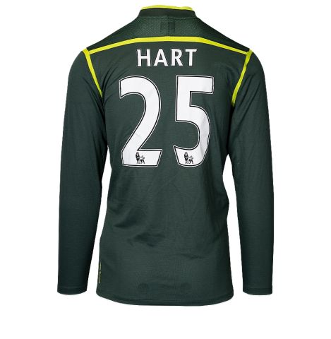 UNSIGNED Joe Hart 2011/12 Manchester City Goalkeeper Shirt - Number 25