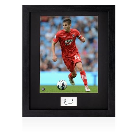 Framed Adam Lallana Signed Card - Southampton