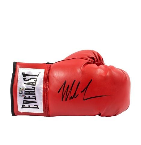 Mike Tyson Signed Boxing Glove - Everlast, Red
