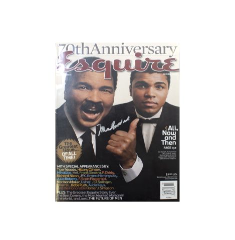 Muhammad Ali Signed Esquire Magazine - October 2003 (OA-7846100)