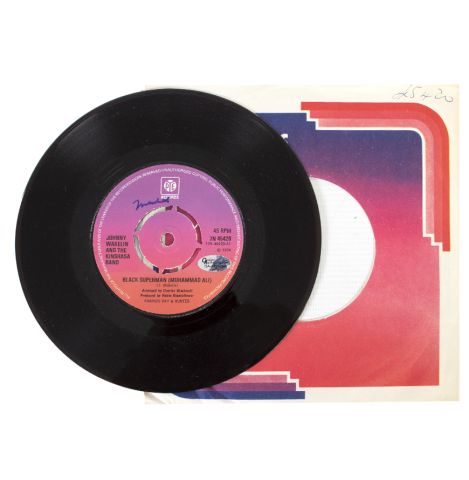 Muhammad Ali Signed Vinyl Record - Johnny Wakelin, Black Superman (OA-8424280)